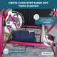 Rollator | Inklapbaar en verstelbaar | Aluminium | 4 wielen | Met remmen | Mandje en zitting | Roze | Escorial | Mobiclinic - Foto 7