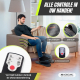 Mini hometrainer | 10 snelheden | LCD scherm | Antislip pedalen | Grijs | Veleta | Mobiclinic - Foto 3