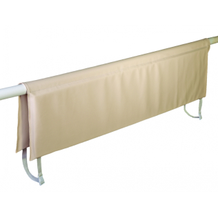 Beschermer bedekt dubbele leuningen | Voor bed | Gewatteerd | 150x38cm Beschermer bedekt dubbele leuningen | Voor bed | Gewatteerd | 150x38cm