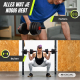 Paar halters van 20 kg | Verstelbaar | 4 in 1 | Kettlebell-opzetstuk | Verbindingsstang | Draagbaar | Mobimax | Mobiclinic - Foto 3