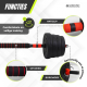 Paar halters 30 kg | Verstelbaar | 2 in 1 | Verbindingsstang | Draagbaar | Afneembaar | Maxifit | Mobiclinic - Foto 5