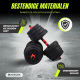 Paar halters 30 kg | Verstelbaar | 2 in 1 | Verbindingsstang | Draagbaar | Afneembaar | Maxifit | Mobiclinic - Foto 6
