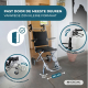Transportrolstoel | Opvouwbaar | Met transporttas en remmen | Zwart | Neptuno | Mobiclinic - Foto 7