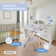 Babyverschoontafel | Verstelbare hoogte | Wielen met rem | Veiligheidsgordel | Opbergruimte | Opvouwbaar | Zoey | Mobiclinic - Foto 3