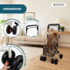 Boodschappentrolley rollator | 4 wielen | Opvouwbaar | Met tas | Met remsysteem | Leuke Print | Coliseo | Mobiclinic - Foto 3