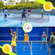 Pickleballset | 4 Fiberglass rackets | 4 ballen | Draagtas | Antislipgrip | Mobiall | Mobiclinic - Foto 5
