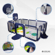 Kinderspeelplaats | Tapijt | 128x233 cm | Ringen | Voetbalmand en net | Transporttas | Kidland | Mobiclinic - Foto 4