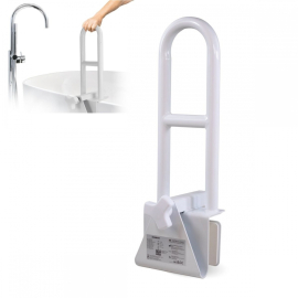 Badgreep | Gladde rand badkuipen (4,5 - 13,5 cm) | Max. 100 kg | Klinisch en huishoudelijk gebruik | MobiBary | Mobiclinic