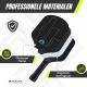 Pickleballset | 4 rackets | 4 ballen | Net met wielen | Draagtas | Antislipgreep | Mobiall | Mobiclinic - Foto 3