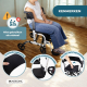 Rollator met voetsteun en rugleuning | Opvouwbaar | Aluminium | Remmen | 360º wielen | Tas | Stokhouder | Ibiza | Mobiclinic - Foto 7