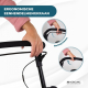 Opvouwbare rollator | Winkelwagen | Remsysteem | Verstelbare hoogte | Enkelvoudige hendel | XXL-tas | Formen | Mobiclinic - Foto 3