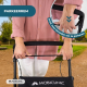 Opvouwbare rollator | Winkelwagen | Remsysteem | Verstelbare hoogte | Enkelvoudige hendel | XXL-tas | Formen | Mobiclinic - Foto 4