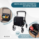 Opvouwbare rollator | Winkelwagen | Remsysteem | Verstelbare hoogte | Enkelvoudige hendel | XXL-tas | Formen | Mobiclinic - Foto 5