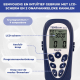 Draagbare elektrostimulator | Pijnverlichting met elektrode | 16 programma's | TENS eco basic - Foto 6