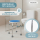 Badkamerkruk | Hoogteverstelbaar | Max. 100 kg | Antislip EVA-doppen en oppervlak | Foco | Mobiclinic - Foto 3
