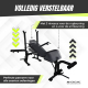 Multifunctionele halterbank | Opvouwbaar | Verstelbaar | Staafsteun | 148x180x110,5cm | 250kg | Pressfit | Mobiclinic - Foto 3