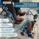 Opvouwbare rolstoel | Handmatig | Staal | Opklapbare voetsteunen | Dubbele remmen | Gevoerde zitting | Faraón | Mobiclinic - Foto 5