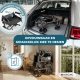 Opvouwbare rolstoel | Opvouwbare rugleuning en voetsteunen | Lichtgewicht | Tot 100 kg | Dubbele remmen | Kefren | Mobiclinic - Foto 7