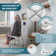 Douche/toiletstoel | In hoogte verstelbaar met ergonomische zitting en anti-slip doppen | San Fermín | Mobiclinic - Foto 6