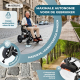 Opvouwbare elektrische rolstoel | Aluminium | Lichtgewicht 16 kg | Lithiumbatterij | Bereik 10 km | Mara | Mobiclinic - Foto 5