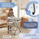 Babybadje | In hoogte verstelbaar | Opvouwbaar | Wielen met 360º rem | Kussen | Opbergruimte | Bubba Max | Mobiclinic - Foto 5