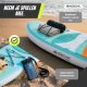 Opblaasbaar paddle-surfplank | 320 x 83 cm | Verstelbare peddel | Pomp | Veiligheidsriem | Reisrugzak | Lilo | Mobiclinic - Foto 6