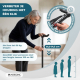 Opvouwbare wandelstok | Rechtshandig | Verstelbare hoogte | Ergonomische handgreep | Antislip dop | FlexGo | Mobiclinic - Foto 5