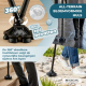 Opvouwbare wandelstok | Rechtshandig | Verstelbare hoogte | Ergonomische handgreep | Antislip dop | FlexGo | Mobiclinic - Foto 6