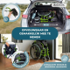 Rolstoel | Opvouwbaar | Aluminium | Opklapbare armsteunen | Groen | Bolonia | Mobiclinic - Foto 4
