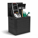 Buitenopbergkist | Scharnierend deksel | Met handgrepen | 56 x 43 x 53 cm | Waterdicht | Compact | Boxly | Mobiclinic - Foto 1