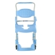 Krzesło łazienka z WC | Deska sedesowa | Trwałe i lekkie | Jasny niebieski - Foto 2