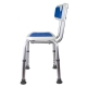 Krzesło kąpiel | aluminium | wspierany | Miękkie siedzisko - Foto 3