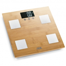 Cyfrowa waga łazienkowa do 150kg | Drewno bambusowe | Barbara | ADE
