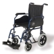 Wózek inwalidzki 90 małych kół 12 „stalowy ze składanym i wyjmowanym podnóżku. Kolor Niebieski - Foto 1