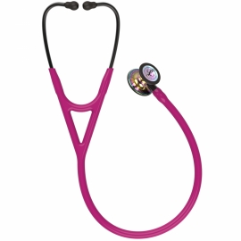 Stetoskop diagnostyczny | Malinowy | Tęczowe wykończenie | Kardiologia IV | Littmann