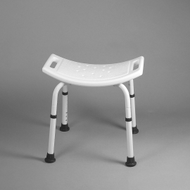 Shower bench without wheels