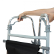 Chodzik bez kół | Płócienne siedzisko | Aluminium | Waga 3,25 kg | Składany | Regulowany | Antypoślizgowe kołki - Foto 4