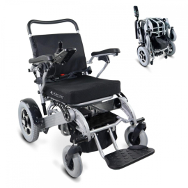 Elektryczny wózek inwalidzki | Składany | Aluminium | Auton. 51 km | 24V | Regulowany| Troya Plus Ultra | Mobiclinic