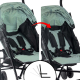 Wózek składany dla niemowląt | Odchylane oparcie | Zdejmowane koła | Max. 15 kg | Kosz XL | Słoń | Mobiclinic - Foto 7