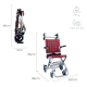 Wózek inwalidzki do transportu | Składany | Aluminium | Hamulce dźwigniowe | W kratę | Neptuno | Mobiclinic - Foto 8