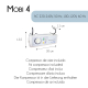 Mobiclinic, Mobi 4, materac przeciwodleżynowy z silnikiem kompresorowym, powietrze zmienne, TPU Nylon, kolor niebieski - Foto 14