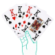 Karty do gry | naipe | Francuski Karty do gry | 56 cards | większe | - Foto 2