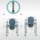 Krzesło z WC | składane | powiekach | Regulowana wysokość | aluminium | podłokietniki | morze | Mobiclinic - Foto 2