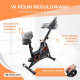 Rower treningowy | Koło zamachowe 10 kg | Regulowany | Z kółkami | Wyświetlacz LCD | Max. 120kg | Makalu | Mobiclinic - Foto 4