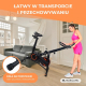 Rower treningowy | Koło zamachowe 10 kg | Regulowany | Z kółkami | Wyświetlacz LCD | Max. 120kg | Makalu | Mobiclinic - Foto 6