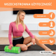 Wałek do masażu | Guma piankowa | 14x33 cm | Wszechstronny | Lekki | Zapobiega kontuzjom | Pomarańczowy | FitRoller | Mobiclinic - Foto 38
