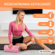 Wałek do masażu | Guma piankowa | 14x33 cm | Wszechstronny | Lekki | Zapobiega kontuzjom | Pomarańczowy | FitRoller | Mobiclinic - Foto 41