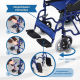 Wózek inwalidzki | VIP | składane | Wyjmowane podłokietniki i podnóżek | Maestranza | Mobiclinic - Foto 5