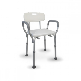 Krzesło, taboret pod prysznic, składane i regulowana wysokość
