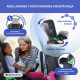 Fotelik samochód dziecinny | IsoFix |I-Size|100-150cm| 3 pozycje odchylania |Grupa 2/3|15-36kg|3,5-12 lat|Lionfix Max|Mobiclinic - Foto 7